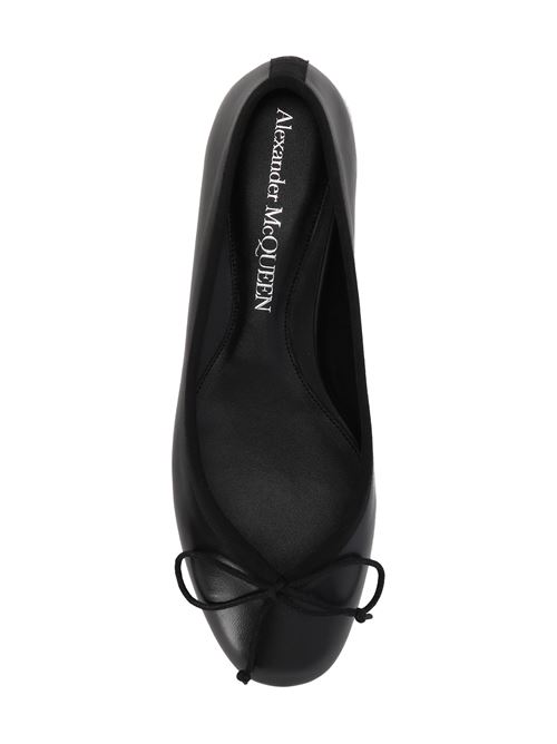 Ballerine Armadillo da Donna in Nero/argento/oro ALEXANDER MCQUEEN | 797579WIG121399